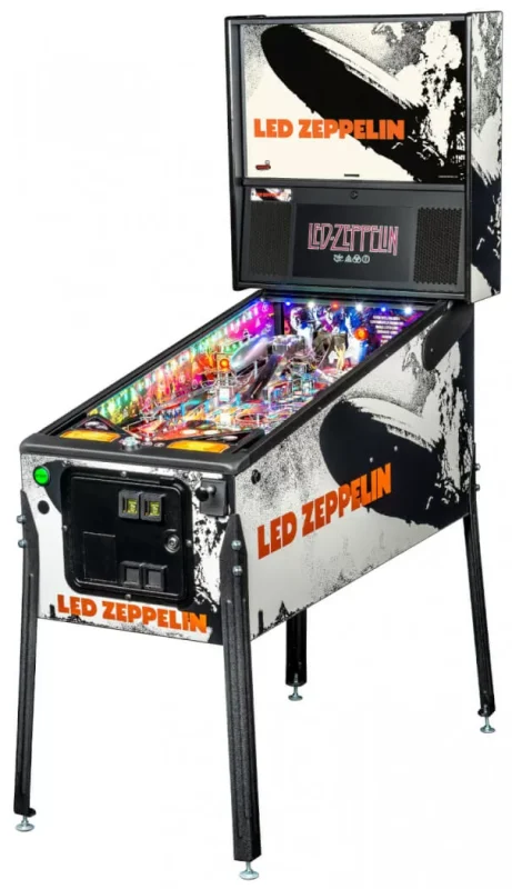 Led Zeppelin Premium Pinball Machine for sale in Europe