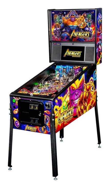 Avengers: Infinity Quest Premium Pinball Machine for sale in Europe