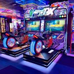 SEGA Asphalt Moto Blitz Motion Twin Arcade Machine for sale in Europe