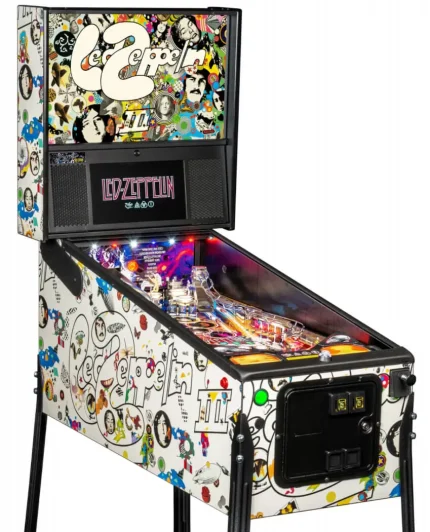 Led Zeppelin Pro Pinball Machine for sale in Europe
