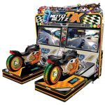 SEGA Asphalt Moto Blitz Motion Twin Arcade Machine for sale in Europe