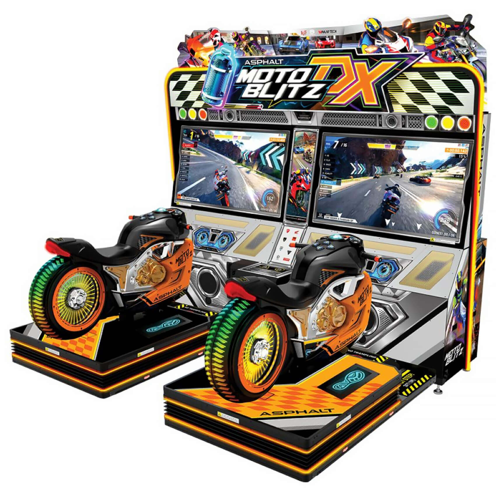 6913_moto-blitz SEGA Asphalt Moto Blitz Motion Twin Arcade Machine for sale in Europe