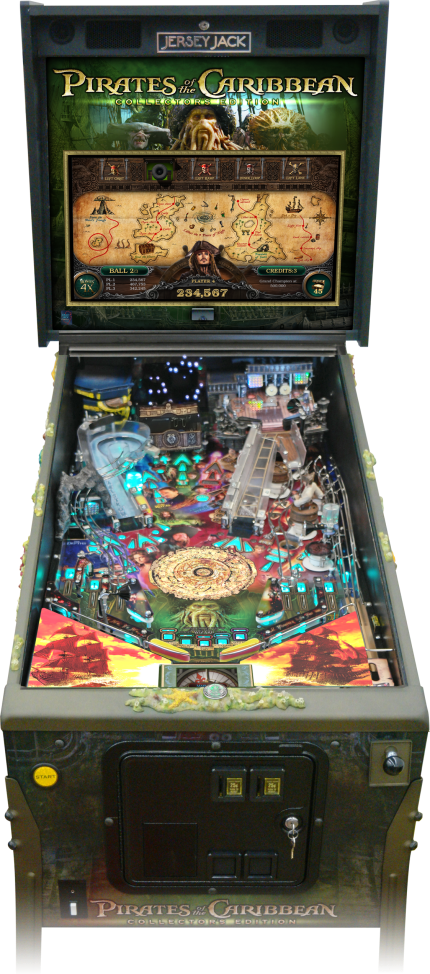 Pirates of the Caribbean Pinball Machine Collector’s Edition for sale in Europe