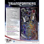 Transformers Pinball Machine Limited Edition for sale in Europe