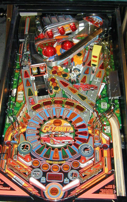 The Getaway: High Speed II pinball machine for sale in Europe
