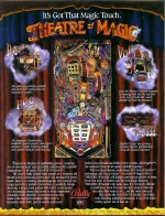 Theatre of Magic Pinball Machine for sale in Europe